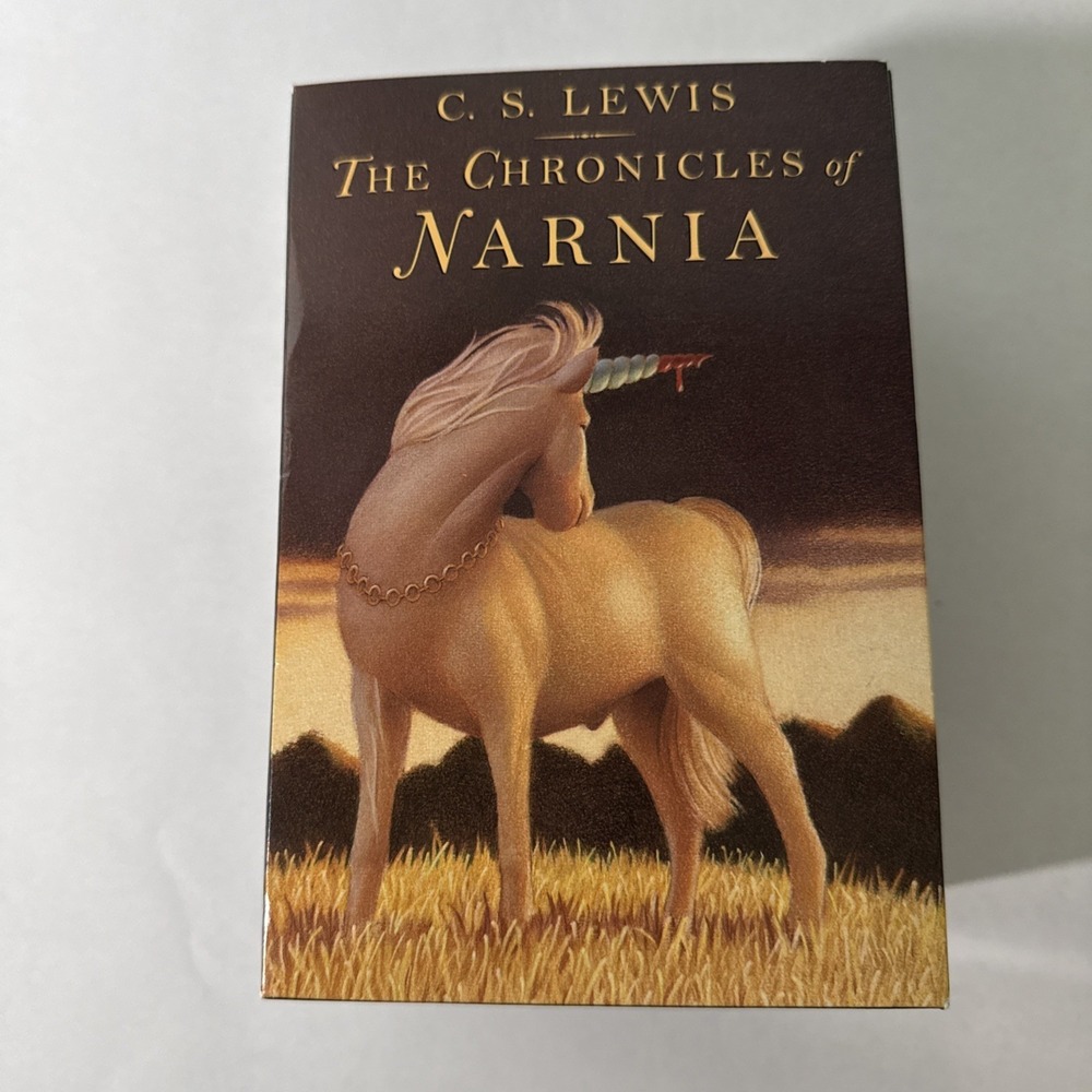 1995 Chronicles of Narnia Boxed Set First Scholastic Printing C.S. Lewis 1-7